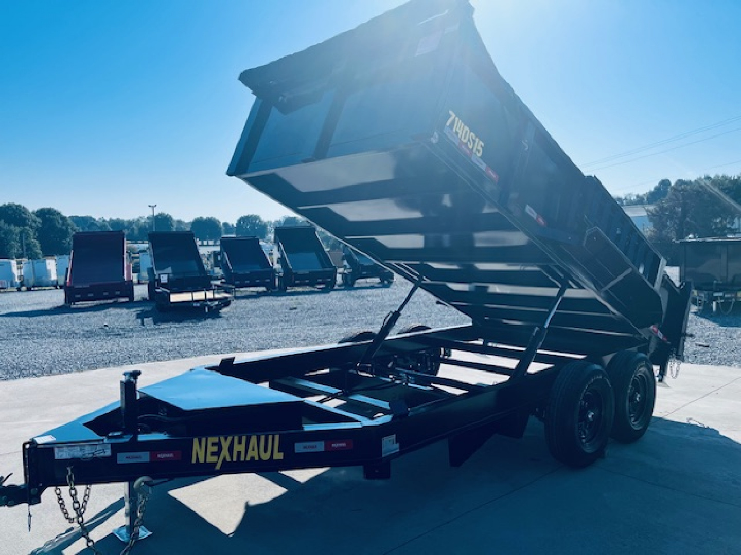 New 2026 Nexhaul 7X14 15K Lightning Dump Trailer