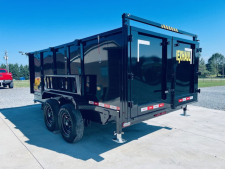 New 2026 Nexhaul 7X14 15K Lightning Dump Trailer w/4ft Sides