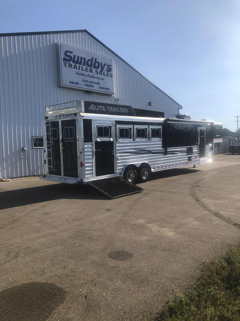 Used 2020 Elite Trailers 8413 Sideload Horse Trailer