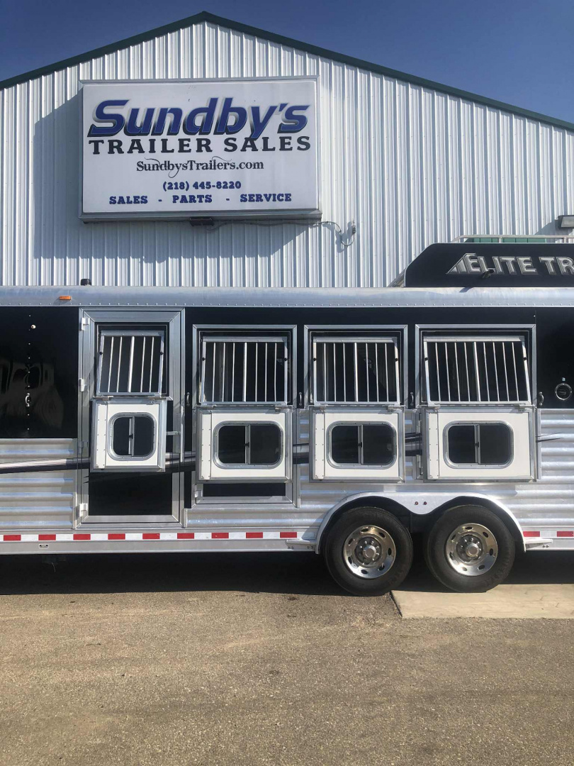 Used 2020 Elite Trailers 8413 Sideload Horse Trailer