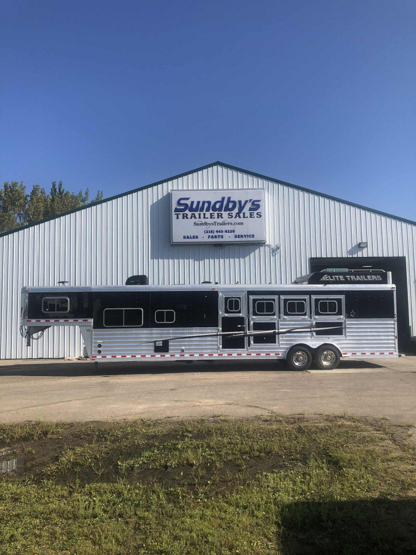 Used 2020 Elite Trailers 8413 Sideload Horse Trailer