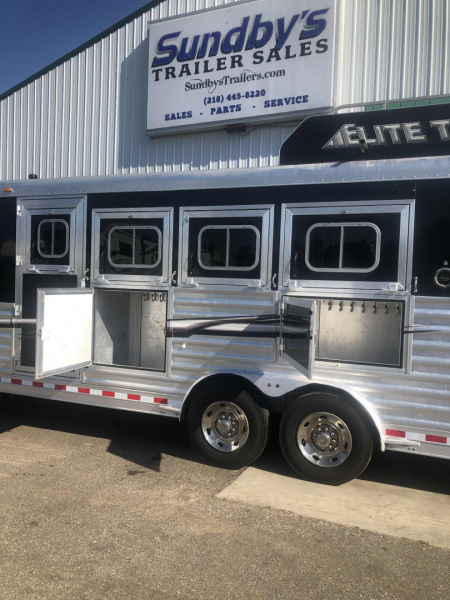 Used 2020 Elite Trailers 8413 Sideload Horse Trailer