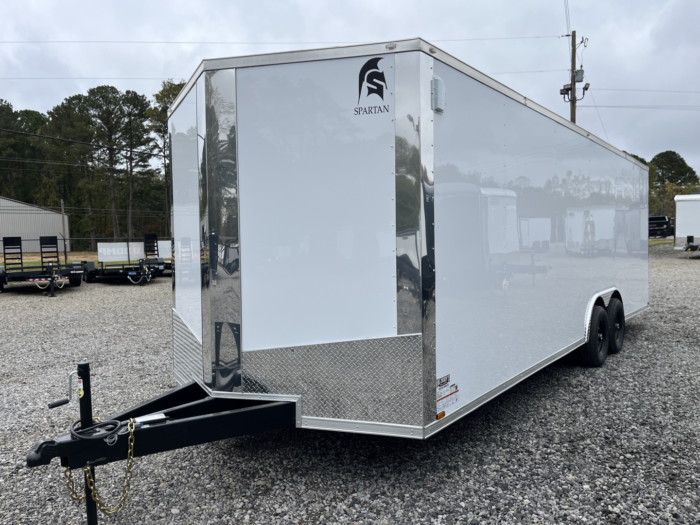 New 2026 Spartan 8.5x24 Enclosed Trailer, Big Package, Polycor, 12" On Center Frame, 10K GVWR
