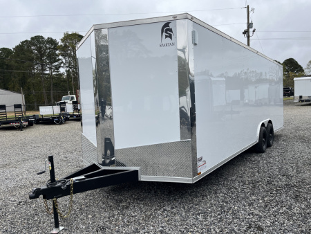 New 2026 Spartan 8.5x24 Enclosed Trailer, Big Package, Polycor, 12" On Center Frame, 10K GVWR