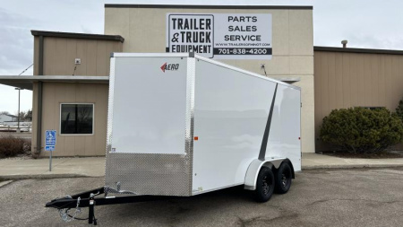 New 2025 Aero 7x14 white cargo 3.5k axles