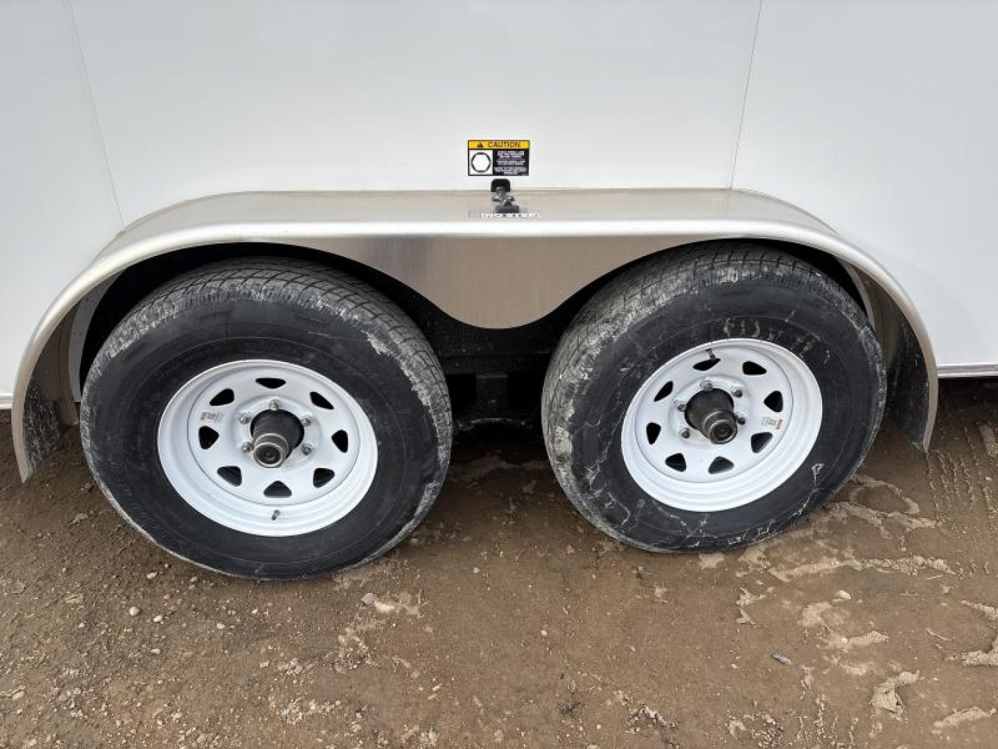 New 2025 H&H Trailer 7x16 Flat Top V-Nose Enclosed Cargo Trailer 5K AXLES