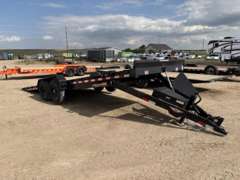 New 2025 H and H Trailer 82x24 Electric Tilt Speed Loader Car Hauler Trailer  14k