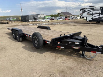 New 2025 H and H Trailer 82x24 Electric Tilt Speed Loader Utility Trailer  14k