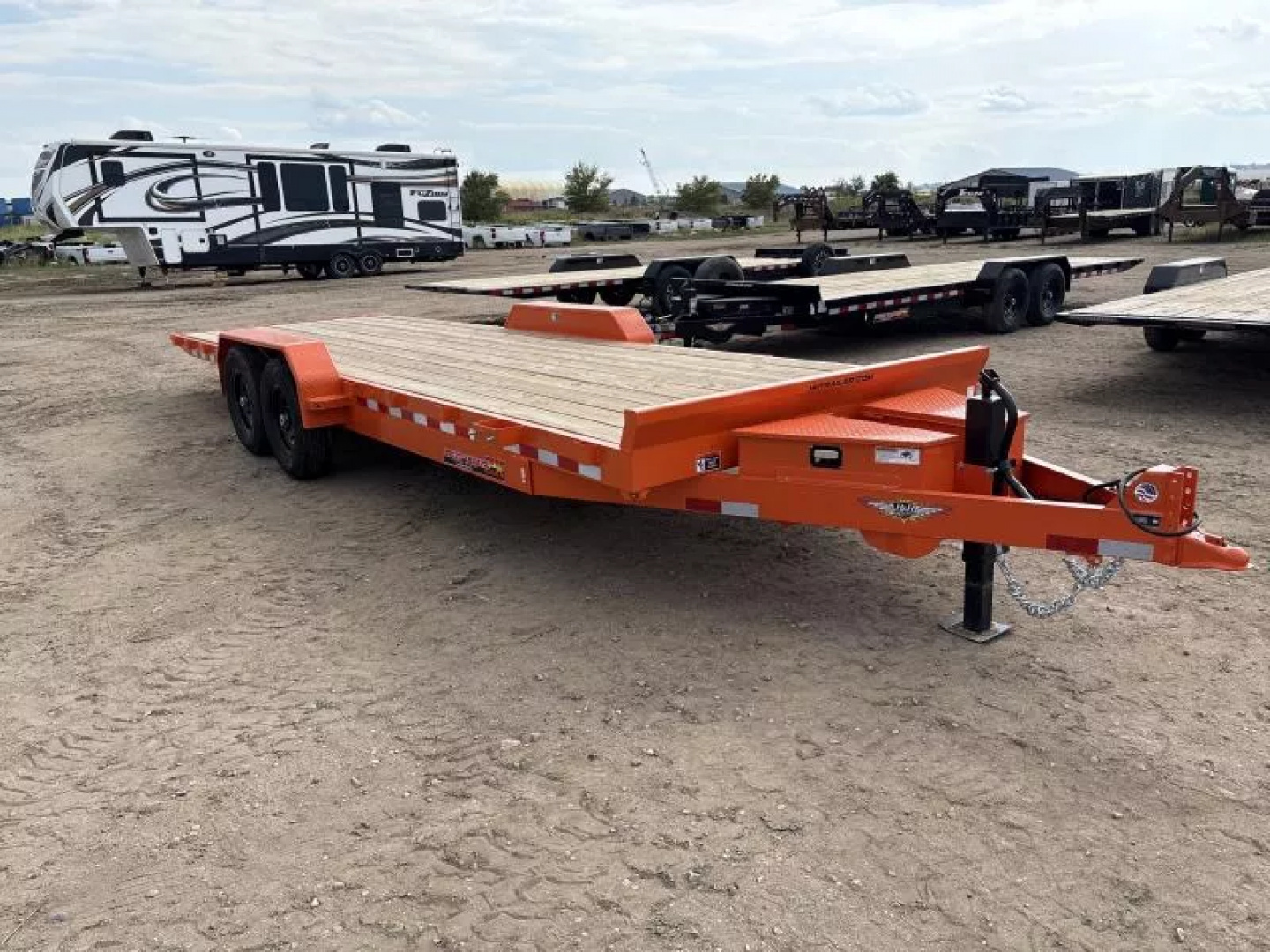 New 2025 H and H Trailer 82x24 Electric Tilt Speed Loader Utility Trailer  14k