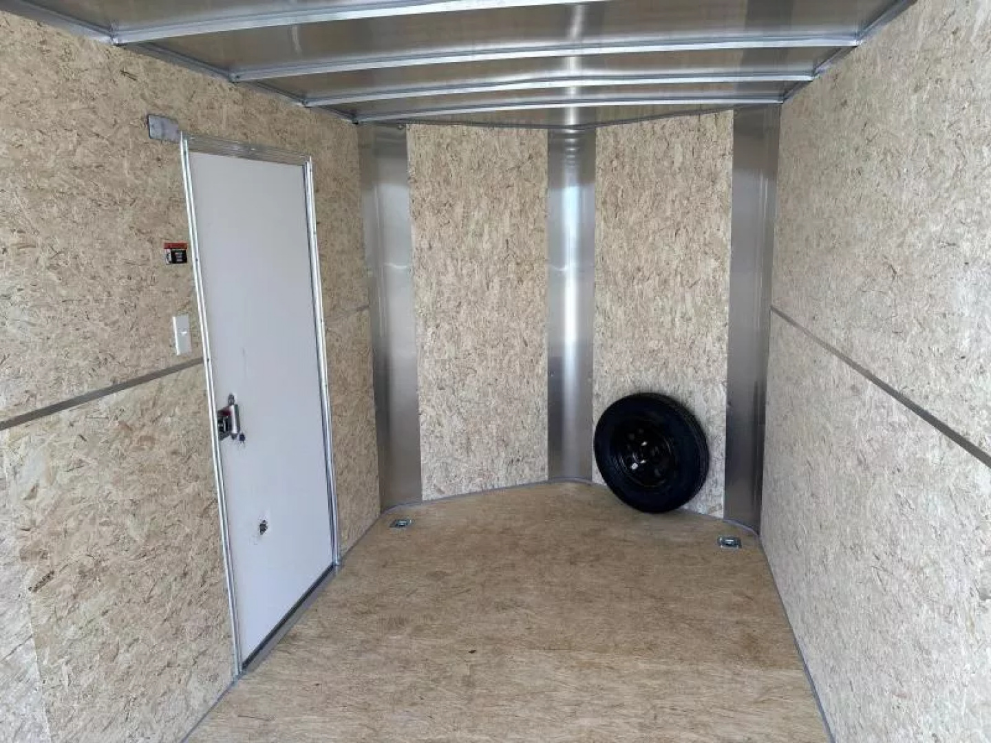 New 2025 H and H Trailer 7x16 HH Series Flat Top V-Nose Enclosed Cargo Trailer  7K Tandem