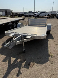 Used 2021 H and H Trailer 12FT Aluminum Utility Trailer