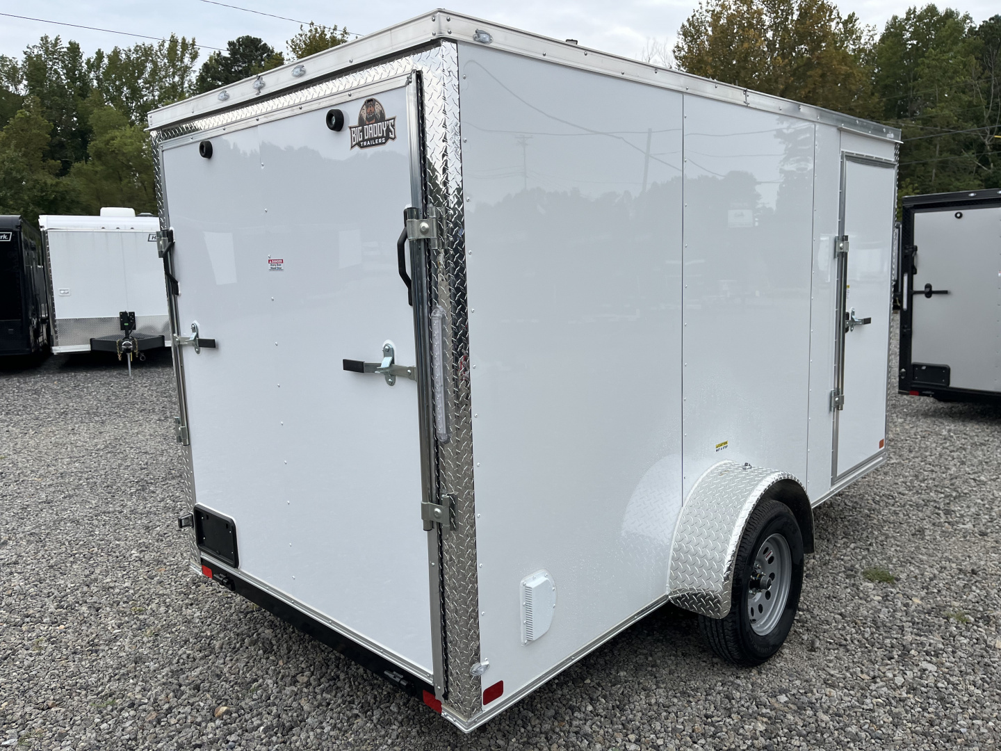 New 2026 Big Daddys Edition, 6X12 Enclosed Trailer With 6' 3" Interior, Single Axle, Polycor