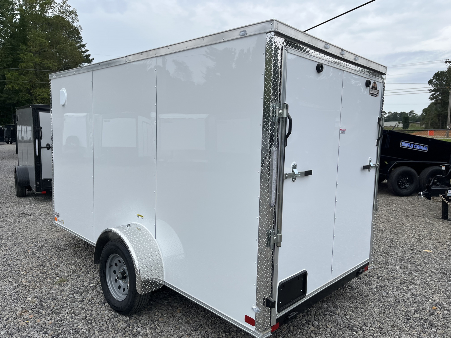 New 2026 Big Daddys Edition, 6X12 Enclosed Trailer With 6' 3" Interior, Single Axle, Polycor