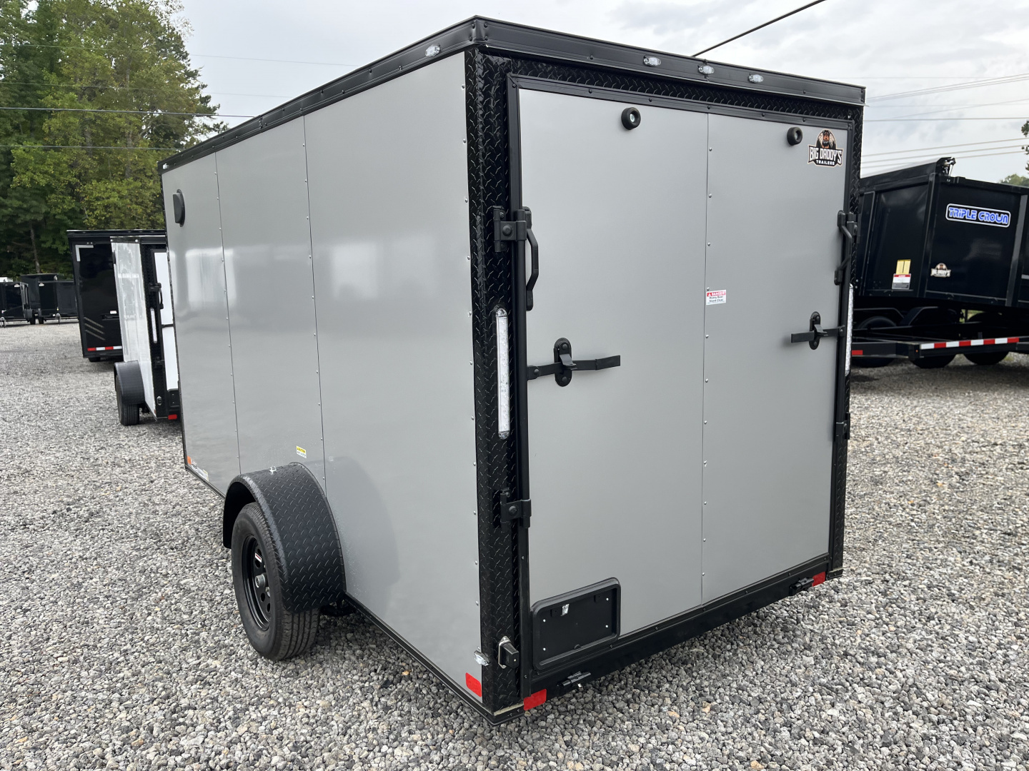 New 2026 Big Daddys Edition, 6X12 Enclosed Trailer With 6' 3" Interior, Single Axle, Polycor
