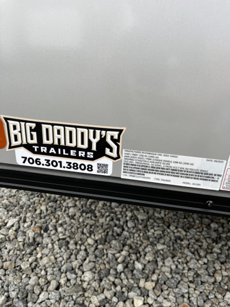 New 2026 Big Daddys Edition, 6X12 Enclosed Trailer With 6' 3" Interior, Single Axle, Polycor