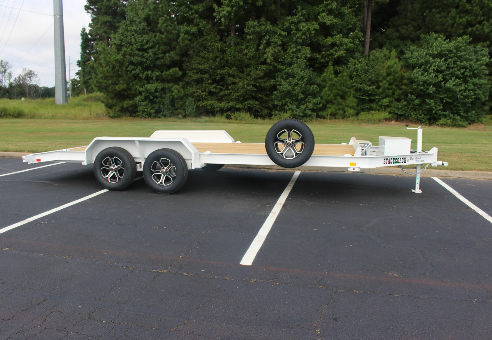 New 2026 Davidson Trailers 83X18 I-Beam Car Hauler Car Hauler w/aluminum wheels/tires