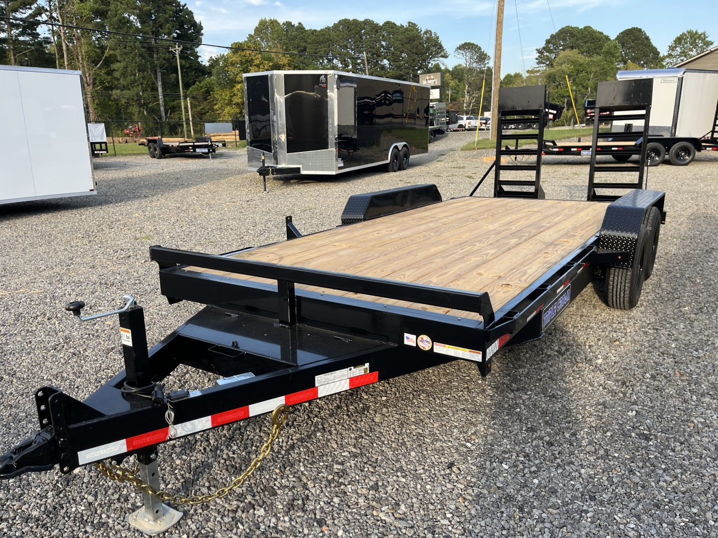 2026 7×18 Equipment Flatbed Trailer photo 5