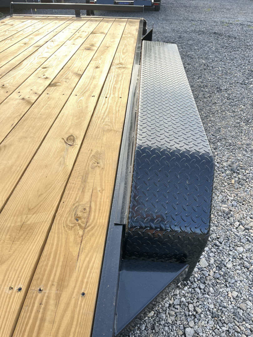 2026 7×18 Equipment Flatbed Trailer photo 8