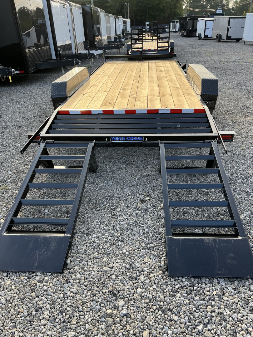 2026 7×18 Equipment Flatbed Trailer photo 2
