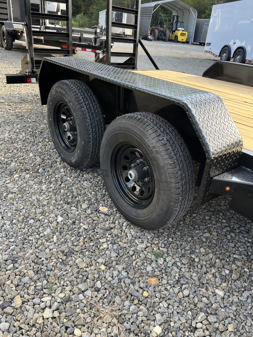 New 2026 Triple Crown 7x18 Equipment Trailer - 10K GVWR