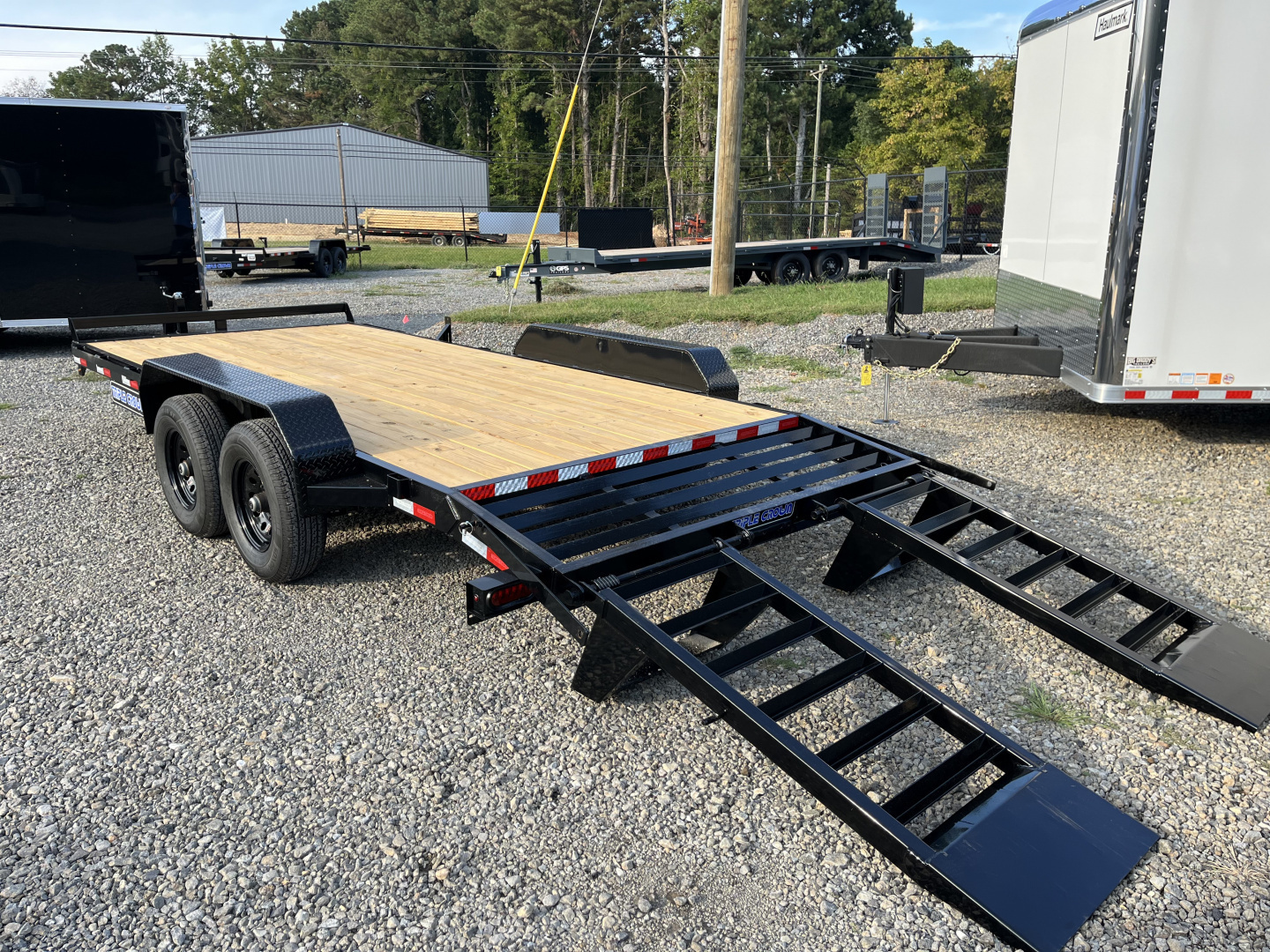 New 2026 Triple Crown 7x18 Equipment Trailer - 10K GVWR