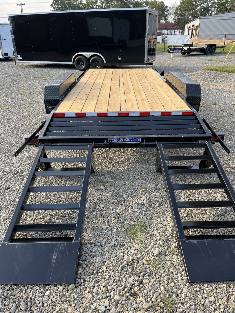 New 2026 Triple Crown 7x18 Equipment Trailer - 10K GVWR