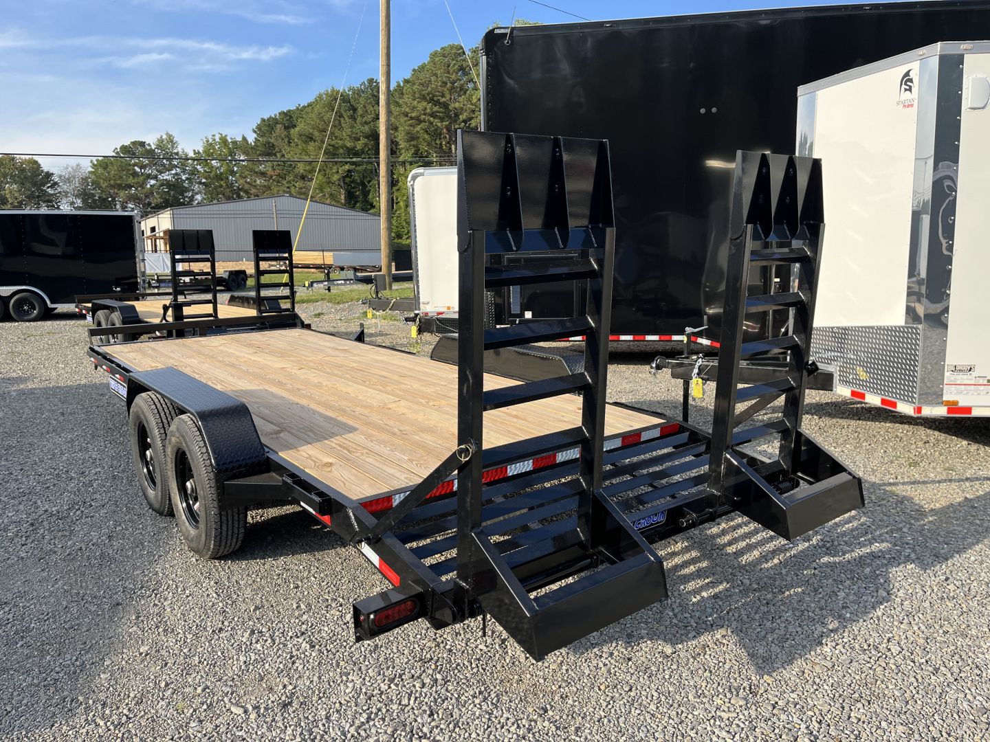 New 2026 Triple Crown 7x20 Heavy Duty Equipment Trailer, 5' Ramps, 14K GVWR