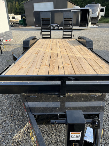 New 2026 Triple Crown 7x20 Heavy Duty Equipment Trailer, 5' Ramps, 14K GVWR