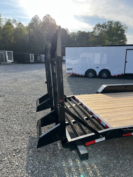 New 2026 Triple Crown 7x20 Heavy Duty Equipment Trailer, 5' Ramps, 14K GVWR