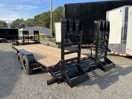 New 2026 Triple Crown 7x20 Heavy Duty Equipment Trailer, 5' Ramps, 14K GVWR