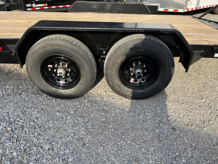 New 2026 Triple Crown 7x20 Heavy Duty Equipment Trailer, 5' Ramps, 14K GVWR