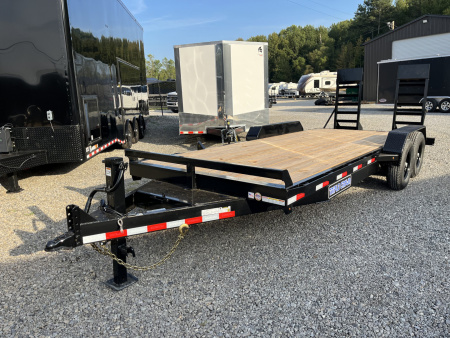 New 2026 Triple Crown 7x20 Heavy Duty Equipment Trailer, 5' Ramps, 14K GVWR