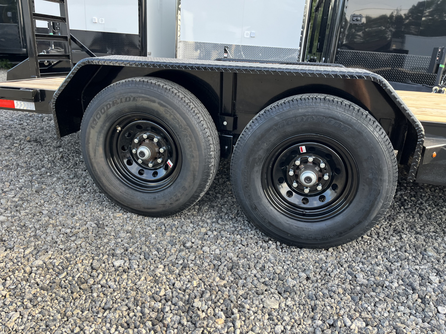 New 2026 Triple Crown 7x20 Heavy Duty Equipment Trailer, 5' Ramps, 14K GVWR