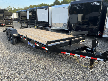 New 2026 Triple Crown 7x20 Heavy Duty Equipment Trailer, 5' Ramps, 14K GVWR