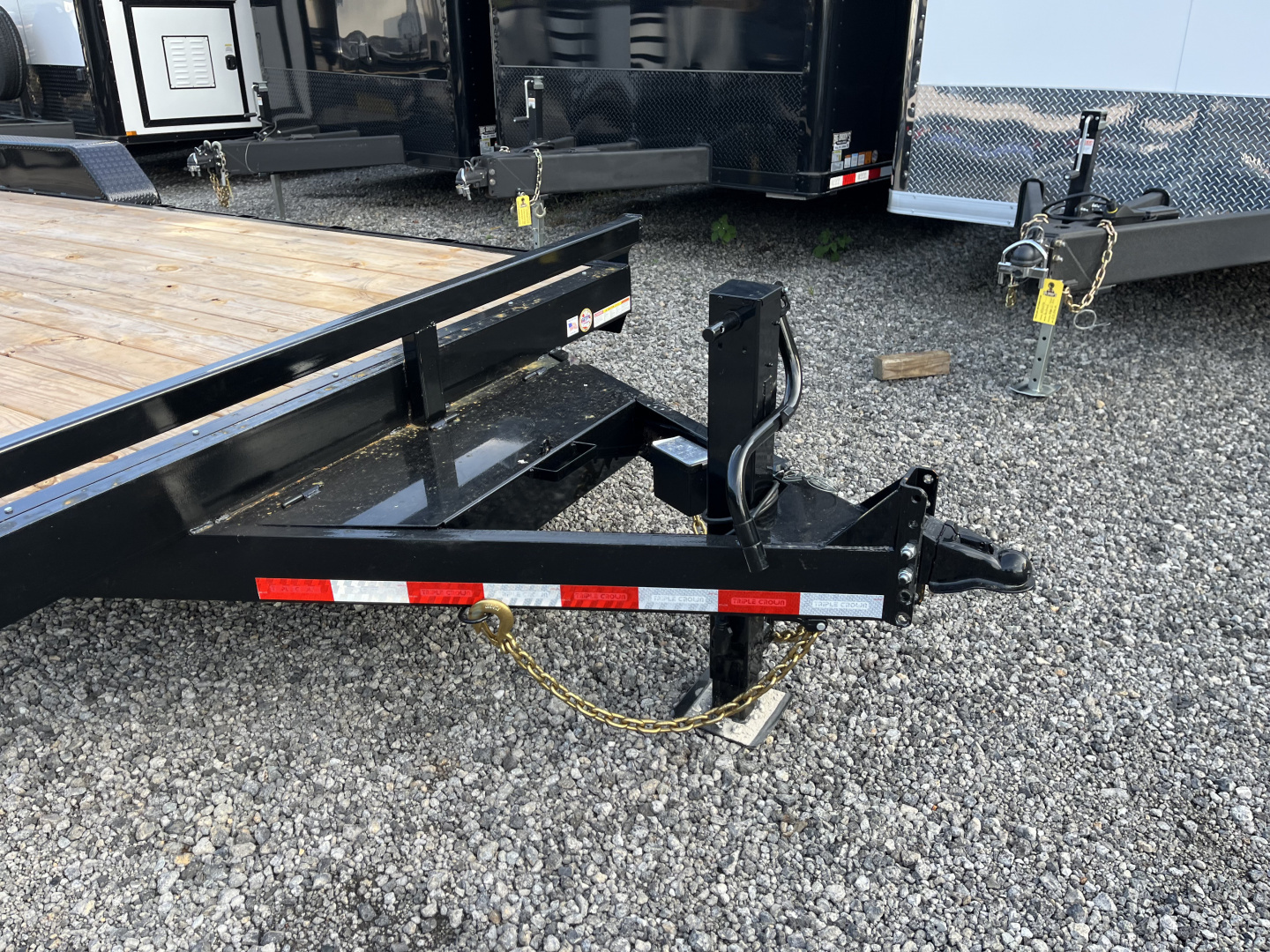 New 2026 Triple Crown 7x20 Heavy Duty Equipment Trailer, 5' Ramps, 14K GVWR