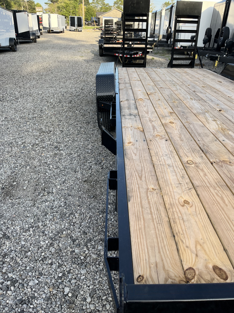 New 2026 Triple Crown 7x20 Heavy Duty Equipment Trailer, 5' Ramps, 14K GVWR