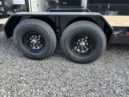 New 2026 Triple Crown 7x20 Heavy Duty Equipment Trailer, 5' Ramps, 14K GVWR