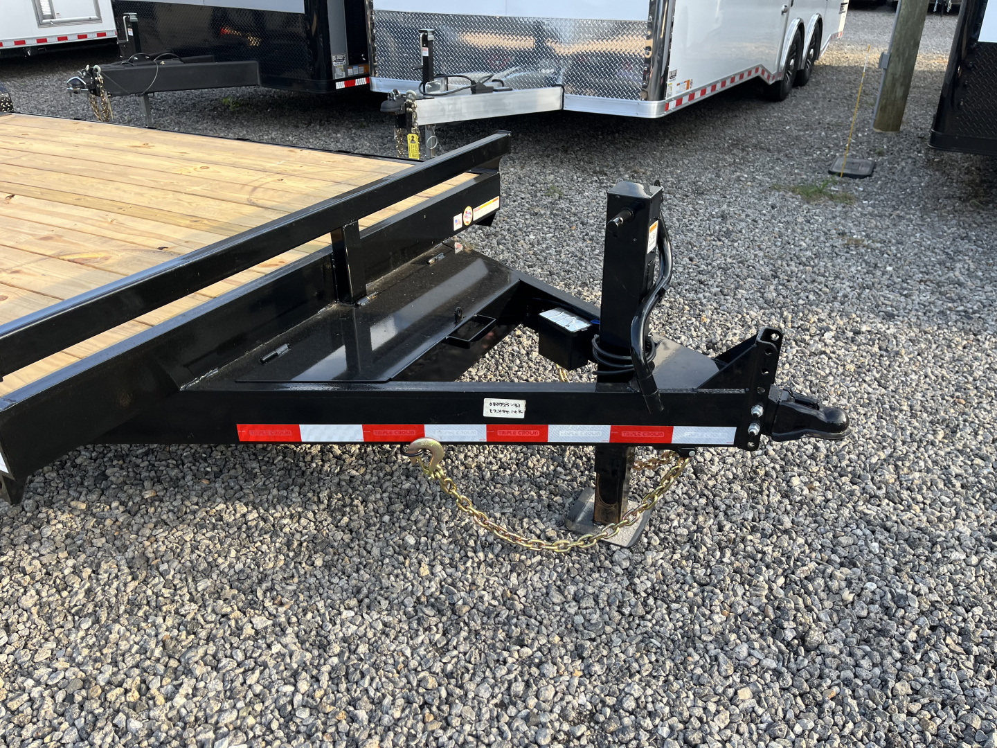 New 2026 Triple Crown 7x24 Heavy Duty Equipment Trailer, 5' Ramps, 14K GVWR