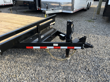 New 2026 Triple Crown 7x24 Heavy Duty Equipment Trailer, 5' Ramps, 14K GVWR
