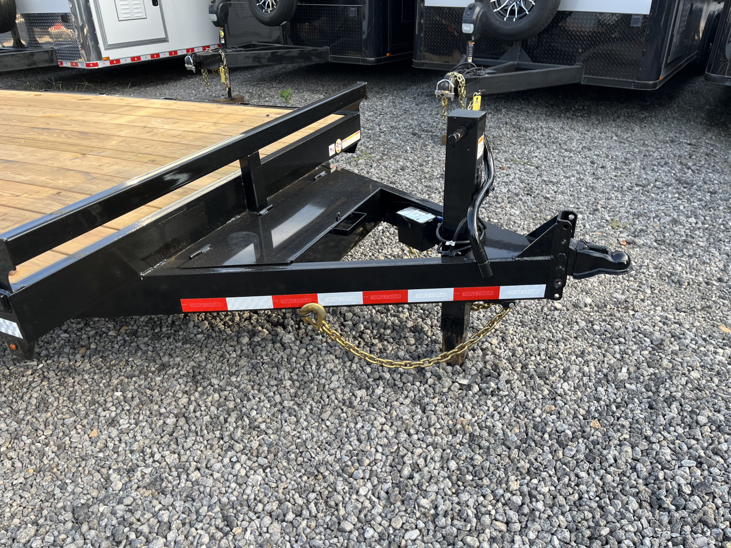 New 2026 Triple Crown 7x20 Heavy Duty Equipment Trailer, 5' Ramps, 14K GVWR