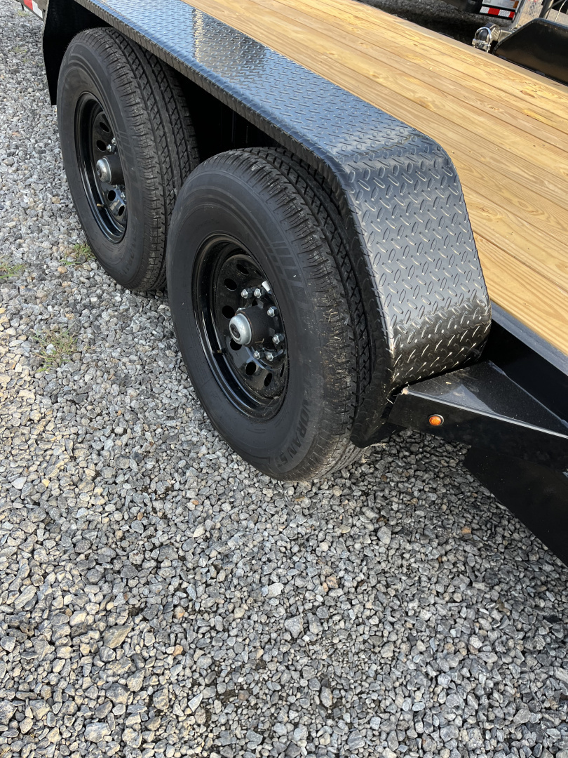 New 2026 Triple Crown 7x20 Heavy Duty Equipment Trailer, 5' Ramps, 14K GVWR