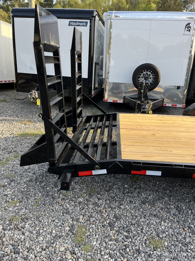 New 2026 Triple Crown 7x20 Heavy Duty Equipment Trailer, 5' Ramps, 14K GVWR