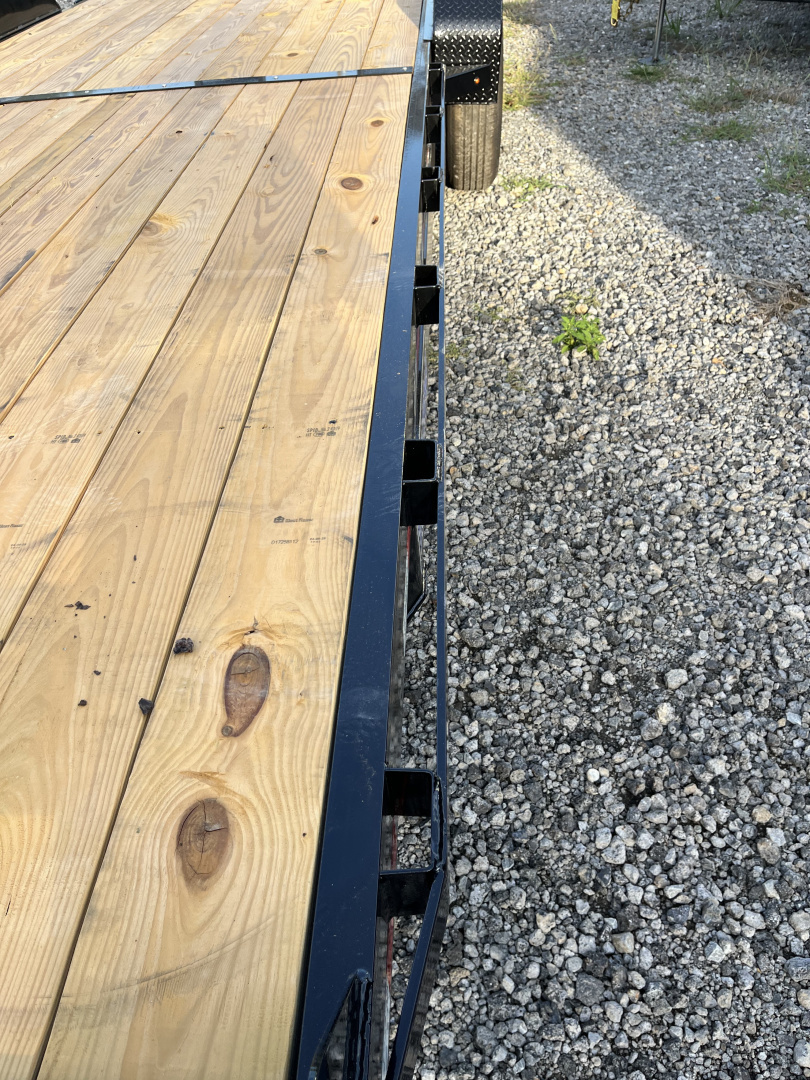 New 2026 Triple Crown 7x20 Heavy Duty Equipment Trailer, 5' Ramps, 14K GVWR