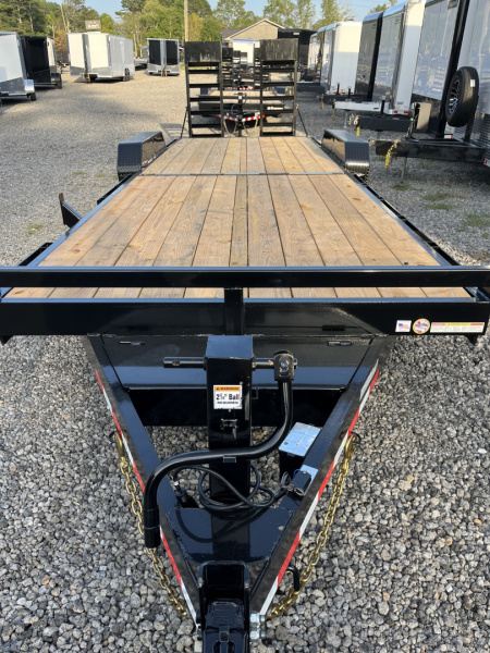 New 2026 Triple Crown 7x20 Heavy Duty Equipment Trailer, 5' Ramps, 14K GVWR