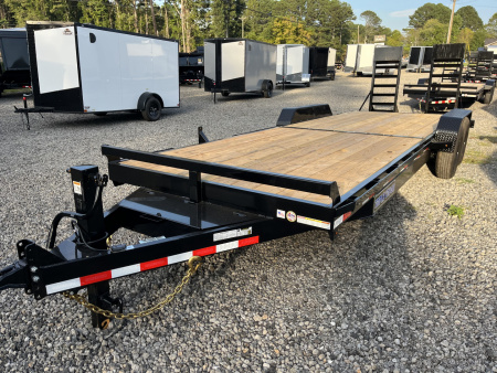 New 2026 Triple Crown 7x20 Heavy Duty Equipment Trailer, 5' Ramps, 14K GVWR