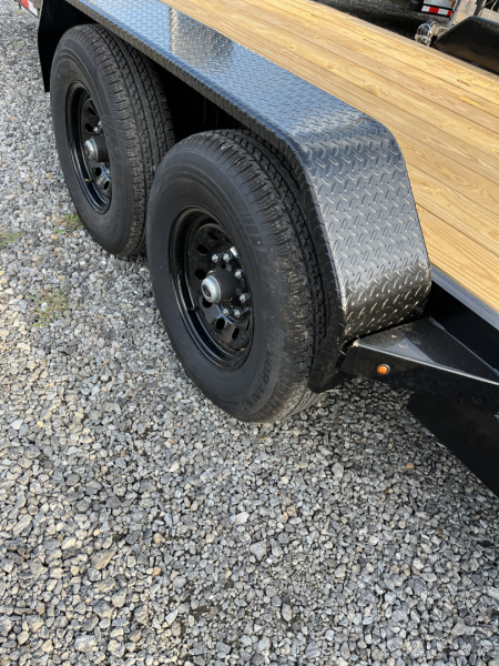 New 2026 Triple Crown 7x20 Heavy Duty Equipment Trailer, 5' Ramps, 14K GVWR