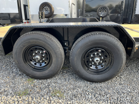 New 2026 Triple Crown 7x20 Heavy Duty Equipment Trailer, 5' Ramps, 14K GVWR