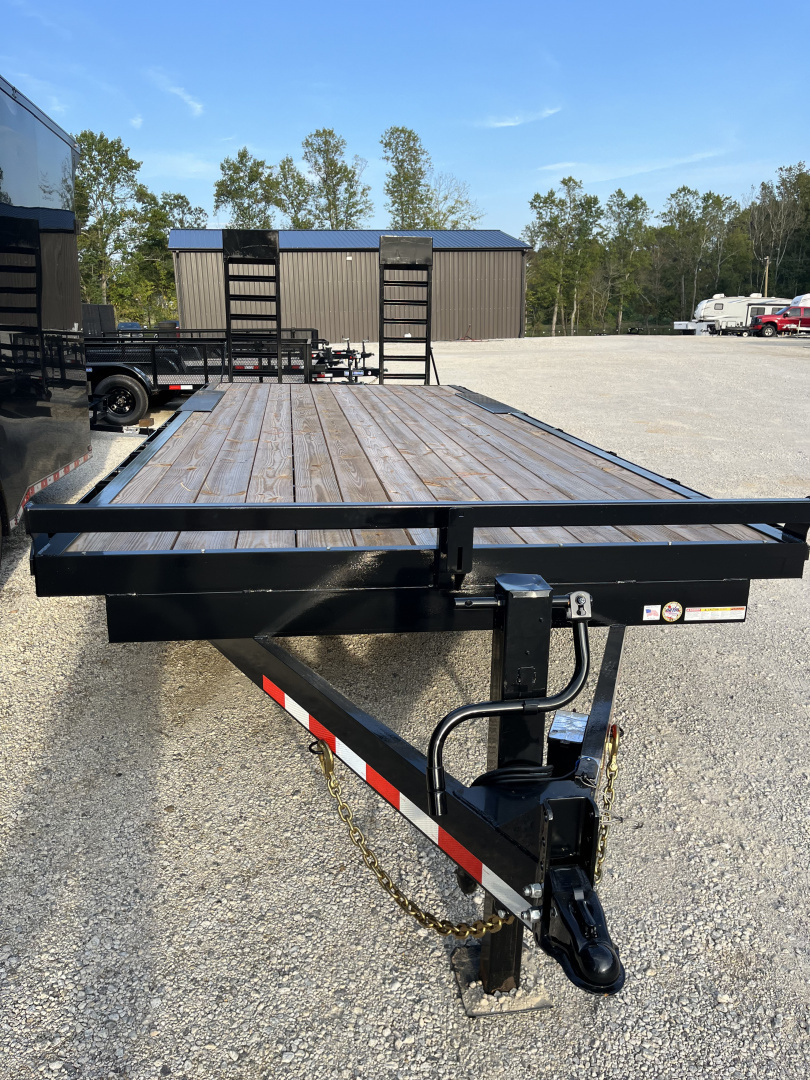 New 2026 Triple Crown Trailers 8.5x24 Deckover Equipment Trailer, 4' Dovetail, 14K GVWR