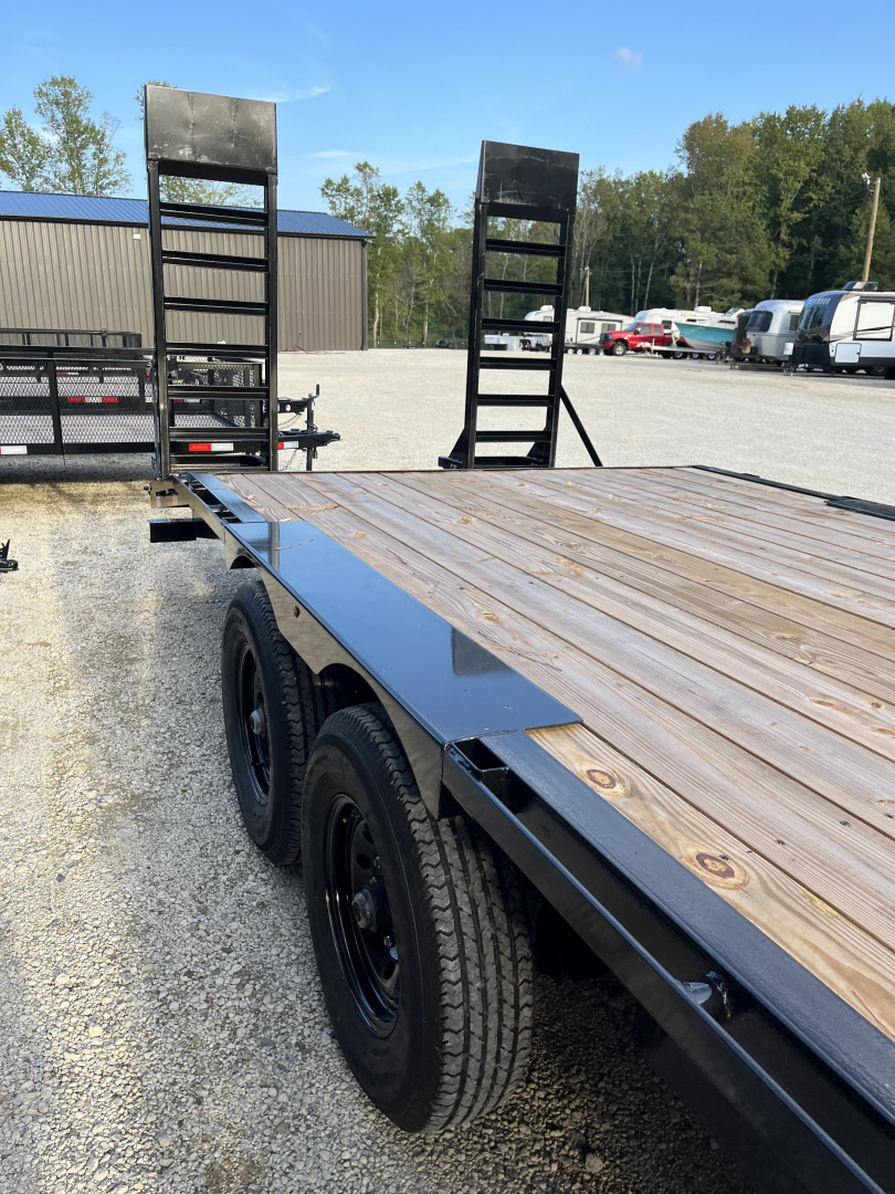 New 2026 Triple Crown Trailers 8.5x24 Deckover Equipment Trailer, 4' Dovetail, 14K GVWR
