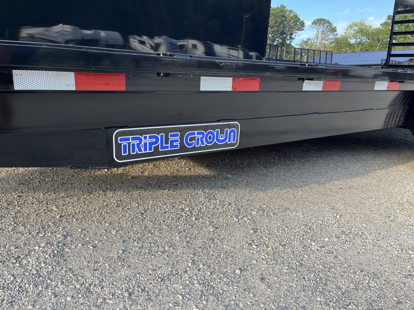 New 2026 Triple Crown Trailers 8.5x24 Deckover Equipment Trailer, 4' Dovetail, 14K GVWR